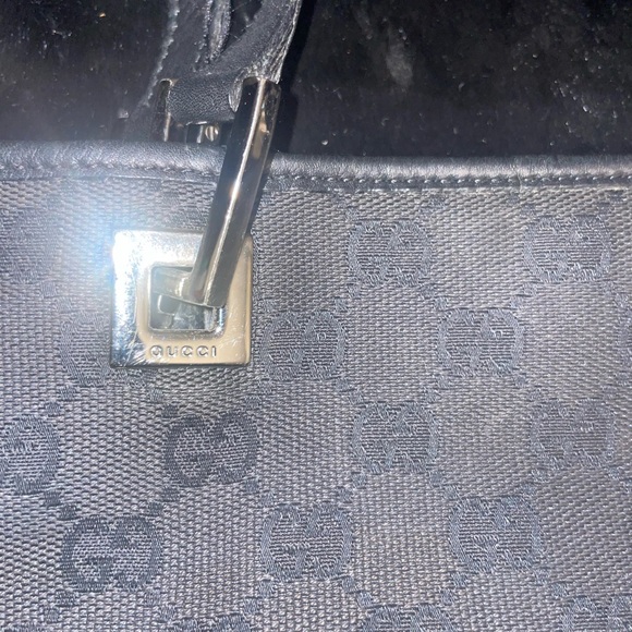 - Gucci GG canvas tote bag black style number 31243 - Picture 10 of 14